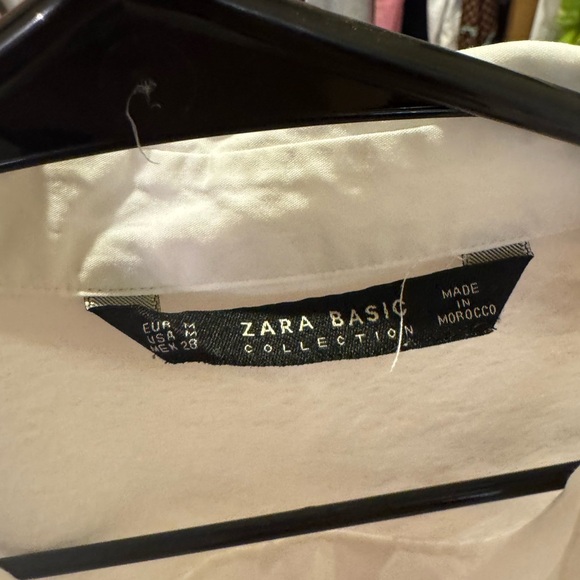 Zara White Shirt with fun patches - Picture 4 of 6